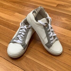 Steve Madden Bianka White/Snakeskin Sneakers